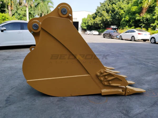 Bedrock Attachments General-Purpose Bucket | Width 54-Inch | Capacity 1.4 CU M | Machine Size 24-30 Tons | For Excavators CAT 326