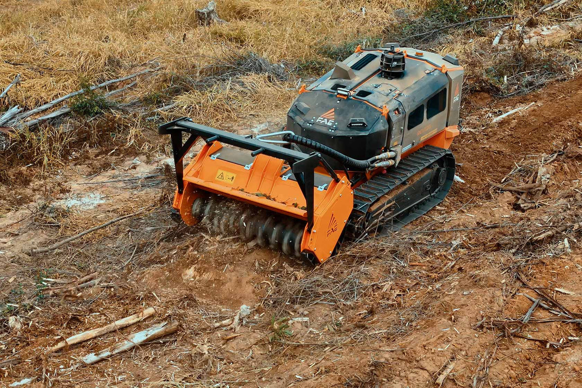 FAE Remote-Controlled Tracked Carrier | Model RCU120 | Up to 55° Slopes | 120 HP | For Forestry