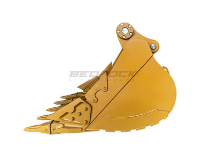Bedrock Attachments Heavy-Duty Bucket & Adjuster GP | Width 54-Inch | Capacity 1.64 CU M | Machine Size 30-40 Tons | For Excavators CAT 336D/E/F