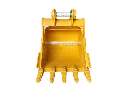 Bedrock Attachments Heavy-Duty Bucket & Adjuster GP | Width 54-Inch | Capacity 1.64 CU M | Machine Size 30-40 Tons | For Excavators CAT 336D/E/F