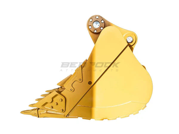 Bedrock Attachments Heavy-Duty Bucket | Width 54-Inch | Capacity 1.87 CU M | Machine Size 30-50 Tons | For Excavators CAT 336E, 349E/F, 352F