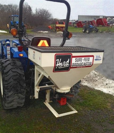 HERD Broadcast Seeder & Spreader | Model 550-3PT | Spread Width 40' | Capacity 5 Bushels |  Horsepower 30-40 HP | For Tractors