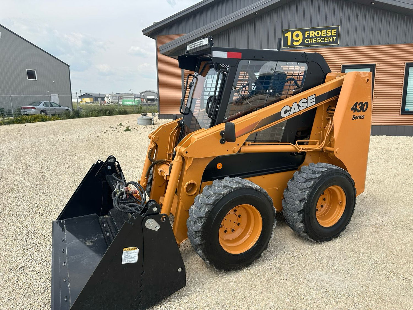Skid Steer Doors Cab Enclosure Door | BSD‑C410 (Case 410–440 Series 1 & 2) | ½" Lexan Polycarbonate | 15–25 GPM | For Case 410/420/430/440 Skid Steers