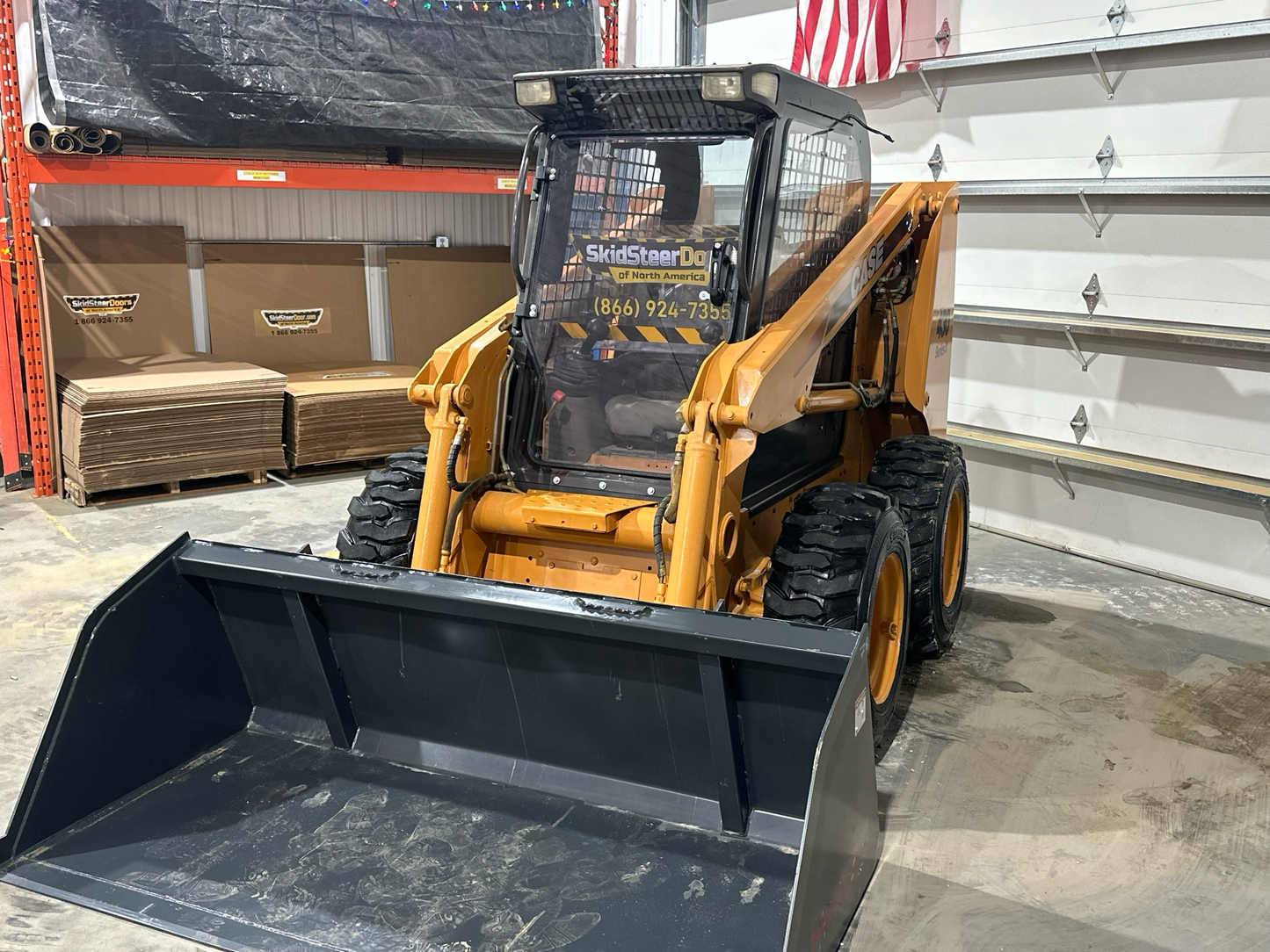 Skid Steer Doors Cab Enclosure Door | CSD‑S3 (Case 410–440 Series 3) | ½" Lexan Polycarbonate | 15–25 GPM | For Case 410/420/430/440 Series 3 Skid Steers