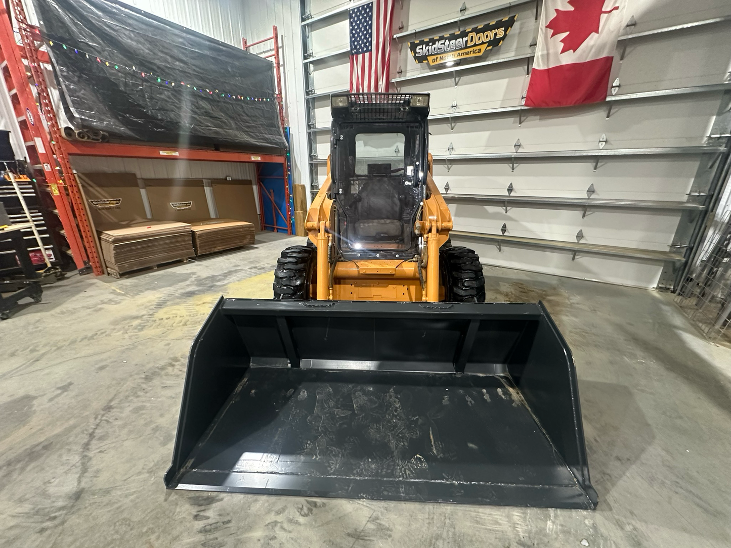 Skid Steer Doors Cab Enclosure Door | CSD‑S3 (Case 410–440 Series 3) | ½" Lexan Polycarbonate | 15–25 GPM | For Case 410/420/430/440 Series 3 Skid Steers