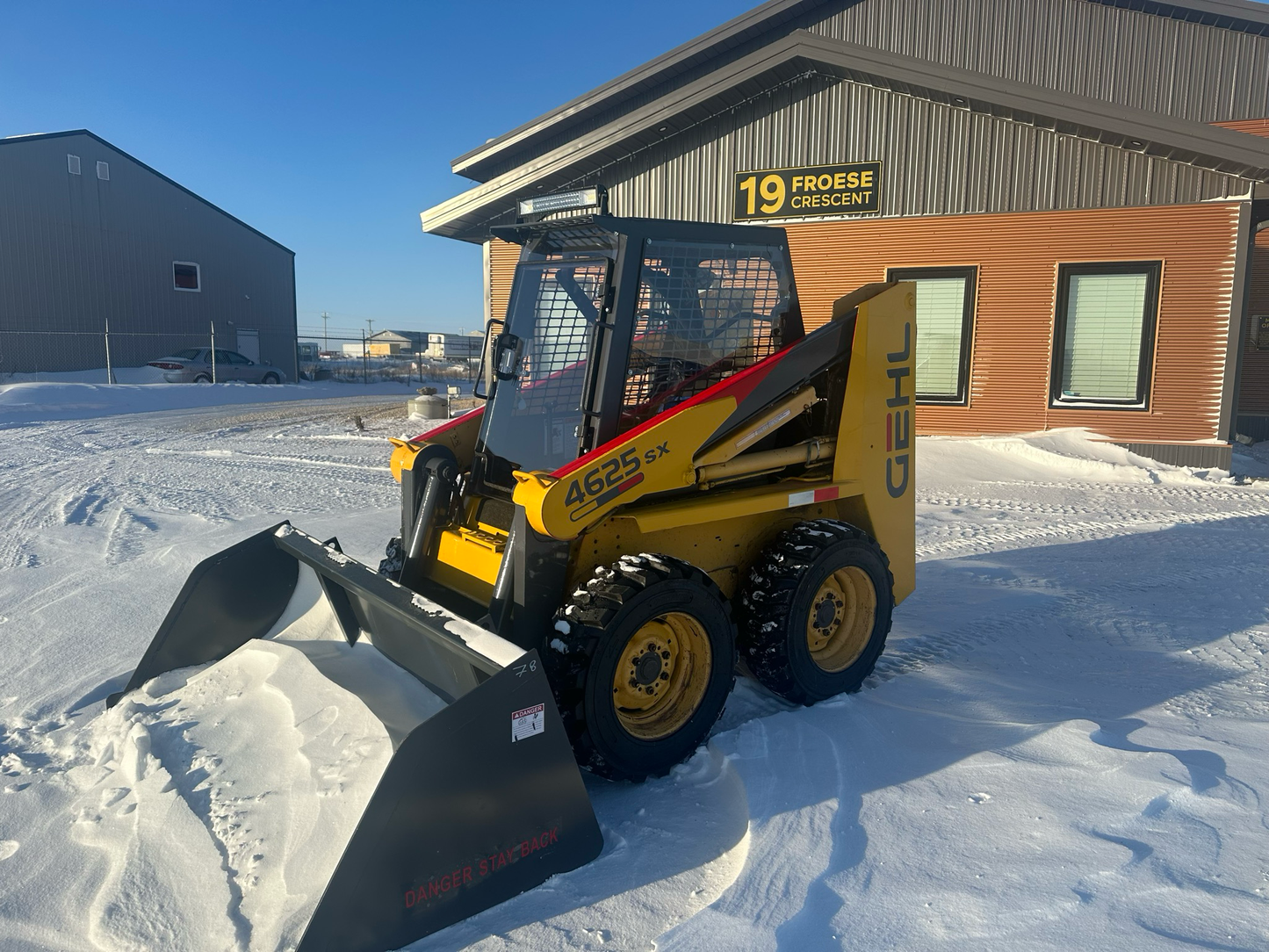 Skid Steer Doors GEHL 4525 SX / 4625 SX Cab Enclosure Door | Model GSD-GEHL-SX | 0.5" Polycarbonate | 15–25 GPM | For Skid Steers