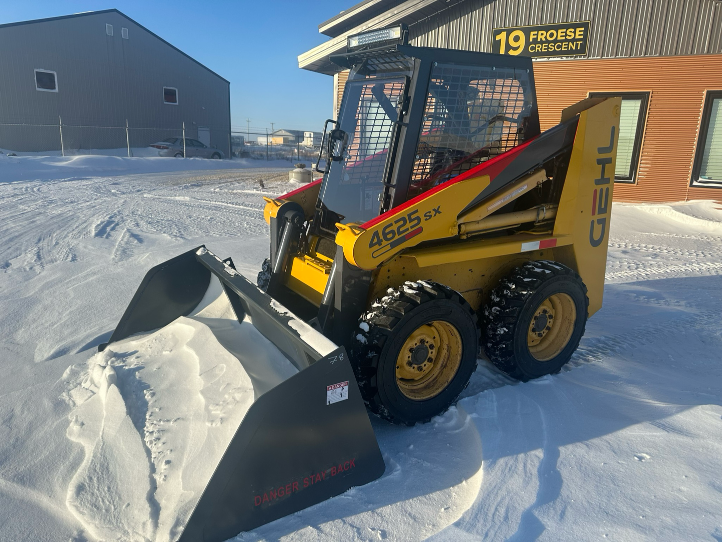 Skid Steer Doors GEHL 4525 SX / 4625 SX Cab Enclosure Door | Model GSD-GEHL-SX | 0.5" Polycarbonate | 15–25 GPM | For Skid Steers