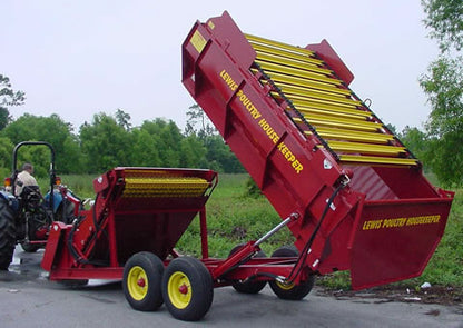 Lewis Brothers Chicken Housekeeper | Models DB Series | Width 69 Inches | Capacity 112 To 215 Cu Ft | PTO-Powered | Horsepower 40 To 90 HP | For Tractor