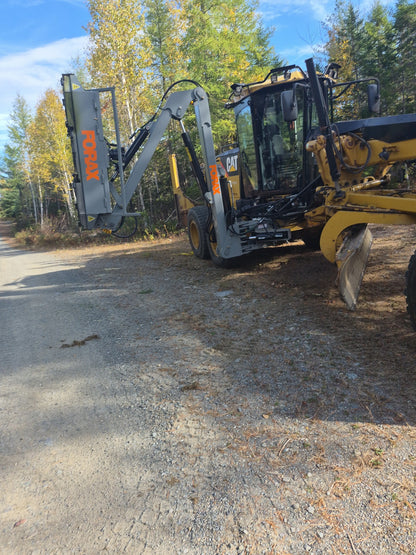 Forax Tilt-Up Brush Cutter | 72" Cutting Width | For Backhoe