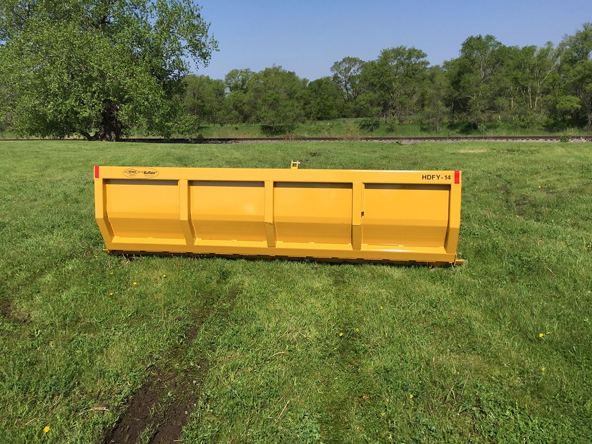 Apache Henke Buffalo 14' Heavy Duty Feedyard 3-Point Scraper w/Skids | Working Width 14' | 150–275 HP | For Tractors
