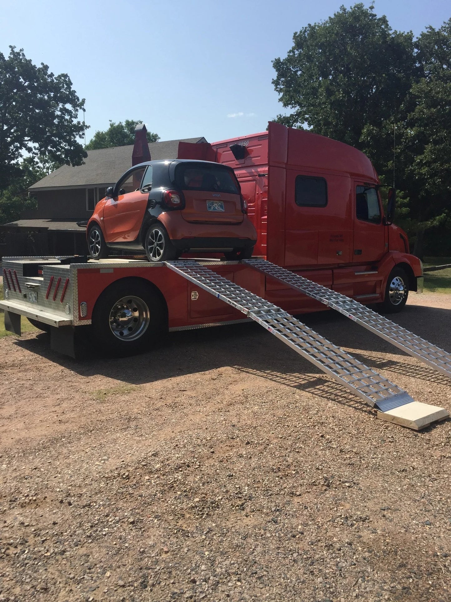 Black Widow Big Boy Arched Folding Dual Runner Ramp | Models MF2-12038 & MF2-14438 | 38" Wide | Capacity 2,500 To 2,000 lb | Horsepower 4 To 90+ HP | For ATV, UTV & Motorcycle Loading