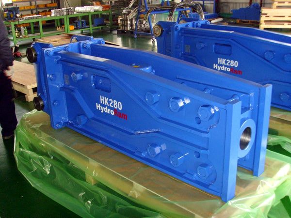HydroRam HK Series Excavator Hydraulic Hammers | Tool Diameter 3.94" - 7.09" | For 11-71.5 Ton Excavators