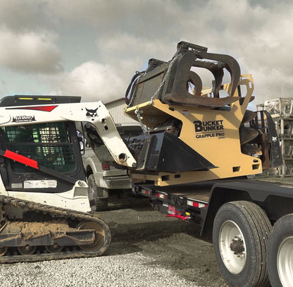 Bucket Bunker Grapple PRO | Width 48" | Length 60" | Hydraulic Flow Range 15-30 GPM | For Skid Steers