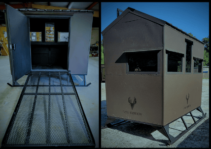 SAD DADDY 6X8 HANDICAP ACC BLIND WITH REMOVABLE RAMP | WHEELCHAIR ACCESSIBLE BLIND | HUNTING BLIND BOX