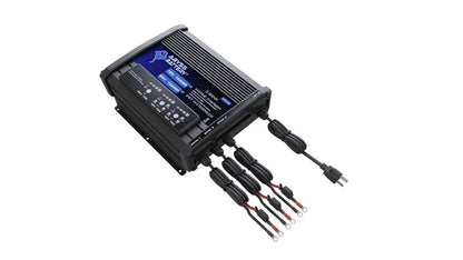 ABYSS® | 3 Bank On-Board Marine Battery Charger | Model AB-CRG-12V24V-3B | Voltage 12V/24V | 30A Total Output | IP67 Waterproof | For Boat & Marine Applications