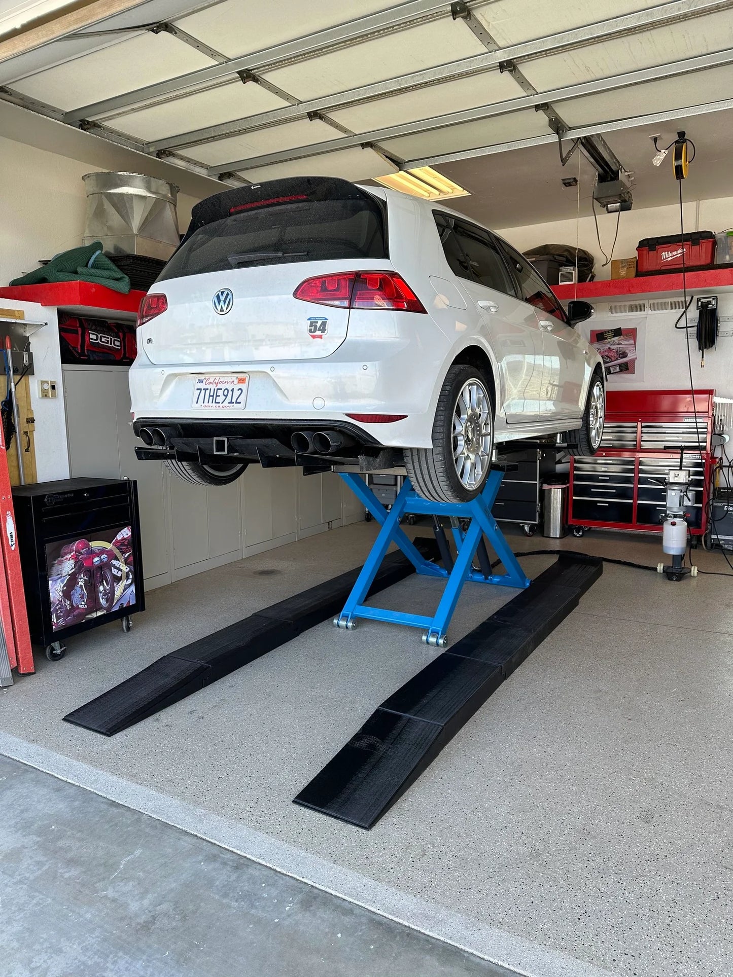 Race Ramps Car Lift Ramps | Model RR-CLR-4 | 4° Approach | 14" W x 185" L x 4" H | 6,000 lb Capacity | For Low-Profile Cars & Garage Lifts