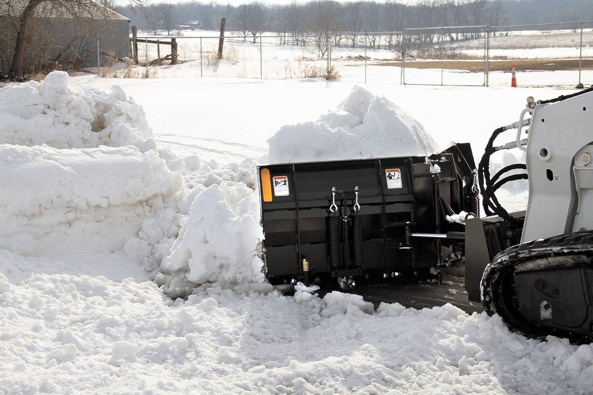 Erskine V-Plow | Blade Width 84", 96" & 108" | V Position Width 75", 85" & 96" inches | For Skid Steer