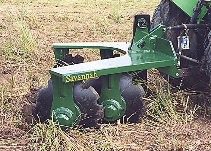 SAVANNAH 700" SERIES HEAVY DUTY FIXED ARM BEDDING PLOW WITH DISCS SPINDLES FOR TRACTOR