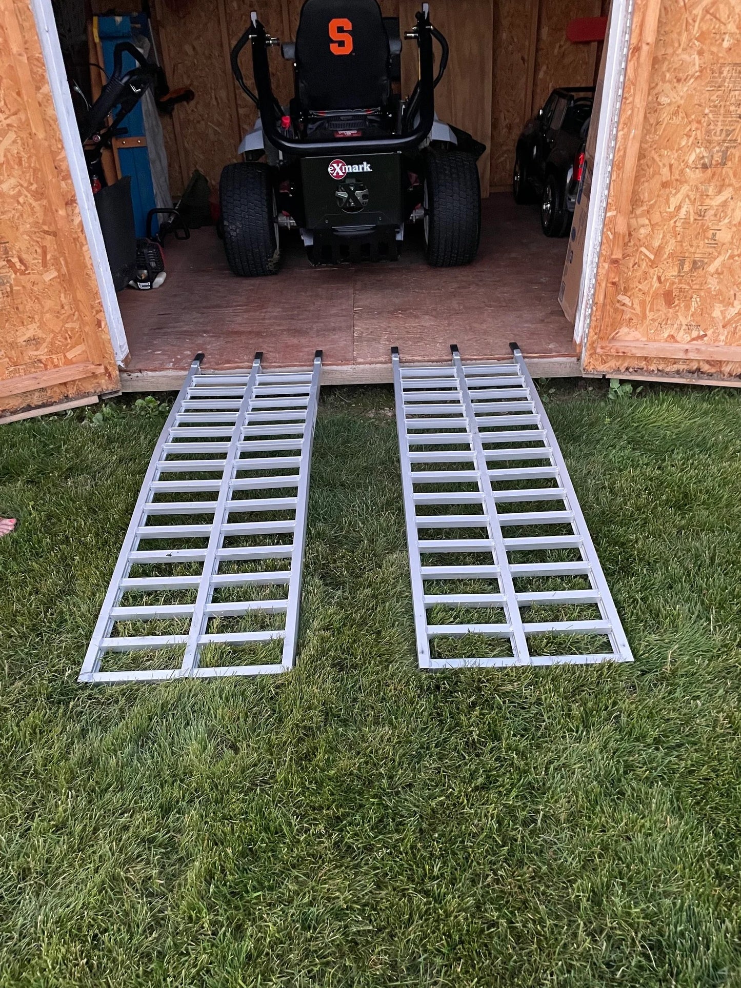 Black Widow Arched Dual Runner UTV Ramps | Width 20-1/4" | Length 5' 5" | Capacity 3,000 lb | Lightweight Aluminum | Horsepower 4 To 90+ HP | For UTVs, ATVs, & Trailers