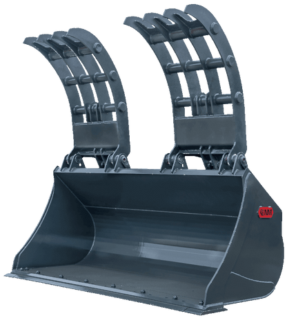 NM Attachments Hydraulic Grapple | Model RRHG Series | 96"–105" Width | Class 125–175 | Machine Size 24,000–40,000 lbs | For Wheel Loaders