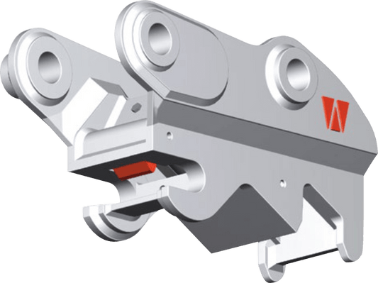 NM Attachments Manual Pin Grabber Coupler | Model HMI Series | Width Varies by Bucket |  Machine Size 6–12 Tons | For Excavators