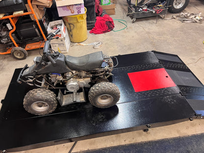 Black Widow ProLift Pneumatic ATV Lift Table | Model BW-PROLIFT-HDXW-ATV | 48" Wide, 105.5" Long | 1,500 lb Capacity | For ATV & Motorcycle Maintenance