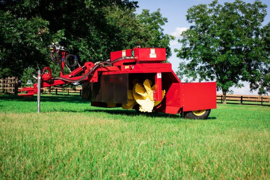 Lewis Brothers Chicken House Windrower | Model WR Series | 99" Working Width | Advanced Litter Management | Horsepower 75 HP | For Tractor