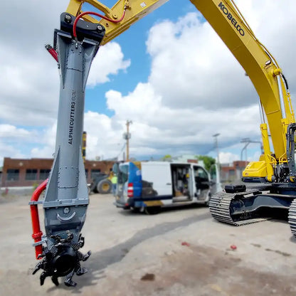 RockZone Soil & Dirt Mixer | Model MXR-D30 LH | Drum Width 53" | 25 To 42 Tons | For Excavator