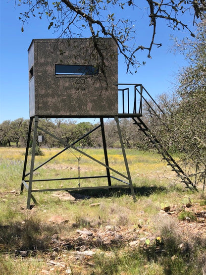 AWS Blind | Insulated Hunting Blind | Model 5x7 Ground Blind | Height Up to 20' | Width 60" x 84" | Stationary Setup | For Deer Hunters & Wildlife Enthusiasts