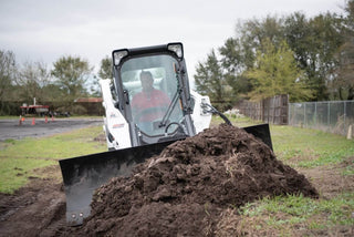 McLaren Industries 6-Way Dozer Blade with Power Tilt | Model 60X406X76, 60X406X84 & 60X406X96 | Width 76" To 96" | 15 To 25 GPM | For Skid Steer & Loaders
