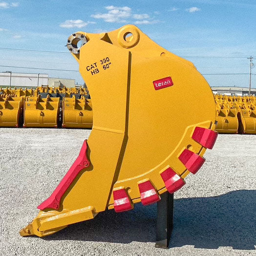 Teran Versatile Excavator Bucket | Model BKT-390 HDXV |50" to 91" Inch Digging | Capacity 3.04 to 6.4 Cubic Meters | For Excavators