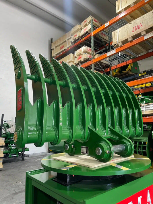 JMA Attachments Brush Rake | Rake Width 60" Inches | Pin Size 65mm | For 11 – 15 Tons Excavators