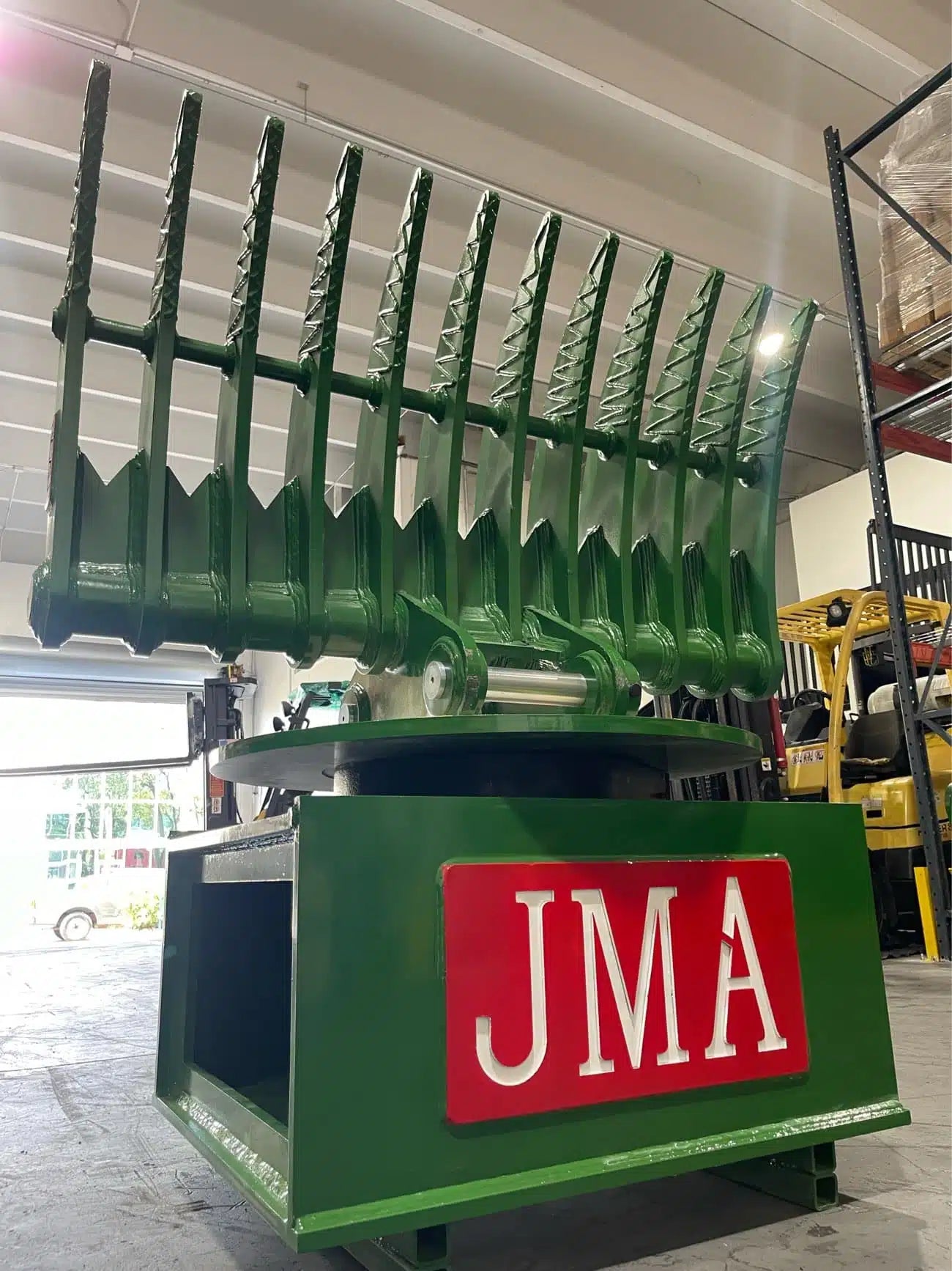 JMA Attachments Brush Rake | Rake Width 60" Inches | Pin Size 60mm | For 8 – 13 Tons Excavators