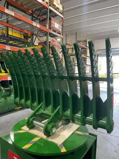 JMA Attachments Brush Rake | Rake Width 60" Inches | Pin Size 60mm | For 8 – 13 Tons Excavators