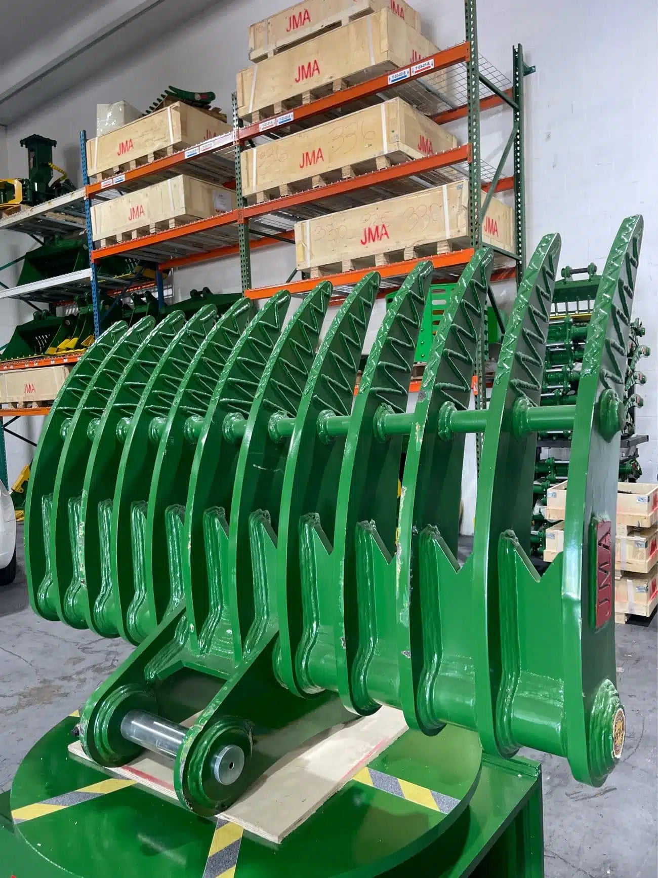 JMA Attachments Brush Rake | Rake Width 60" Inches | Pin Size 60mm | For 8 – 13 Tons Excavators