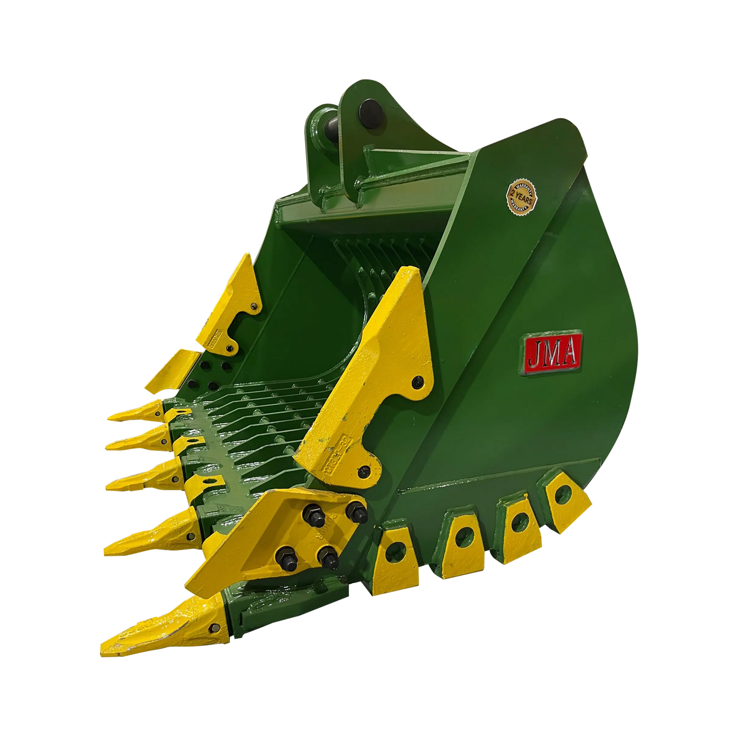 JMA Attachments Severe Duty Skeleton Bucket with Teeth | Bucket Width 60" inches | Pin Size 70mm | For 15 – 18 Tons Excavators