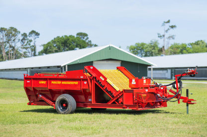 Lewis Brothers Chicken Housekeeper | Models DB Series | Width 69 Inches | Capacity 112 To 215 Cu Ft | PTO-Powered | Horsepower 40 To 90 HP | For Tractor