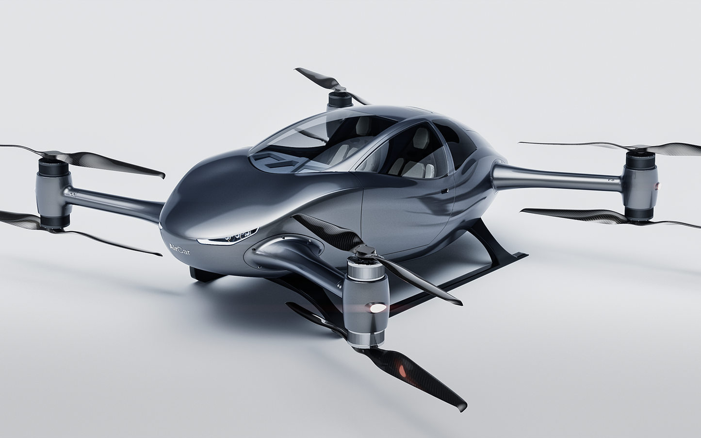 AirCar Autonomous eVTOL 2-Seater Aircraft for Urban Mobility