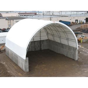 FarmTek ClearSpan Round Extra Tall HD Building System | High Clearance, UV-Resistant Polyethylene Cover