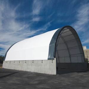 FarmTek ClearSpan Round Extra Tall HD Building System | High Clearance, UV-Resistant Polyethylene Cover