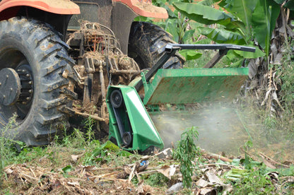 Farmer Helper | Forestry Mulcher | Model FH-FFM140 | Cutting Width 55" | Horsepower 70 To 110 HP | Hammer Teeth | Category II 3-Point Hitch | For Tractors