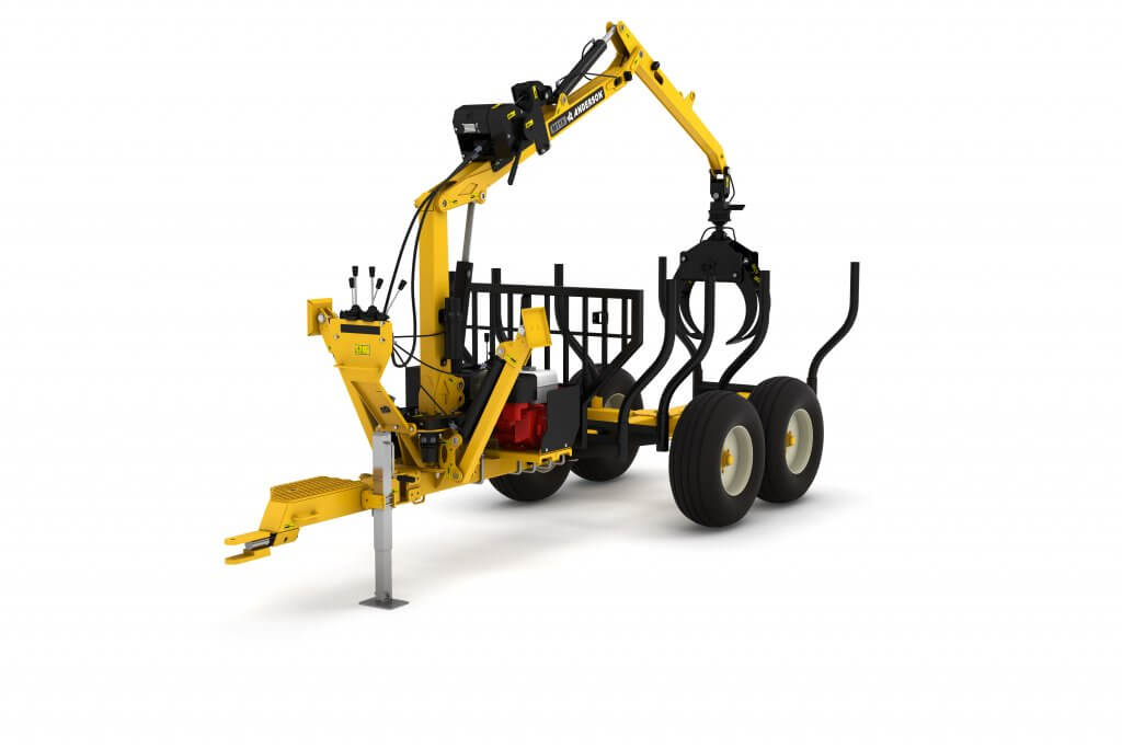 Anderson M115 Log Loader 36" Grapple | 11'6" Arm Extension | 13 HP Power Unit