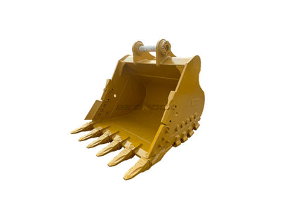 Bedrock Attachments Heavy-Duty Bucket | Model EB330DHD-60-1.86 | Width 60-Inch | Capacity 1.86 CU M | Machine Size 30-40 Tons | For Excavators CAT 330