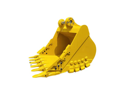 Bedrock Attachments Heavy-Duty Bucket & Adjuster GP | Width 60-Inch | Capacity 1.87 CU M | Machine Size 30-40 Tons | For Excavators CAT 336