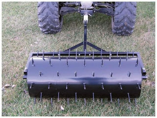 Field Tuff 36" Wide Drum Spike Aerator – 78 Spikes & 24-Gallon Capacity | Horsepower 12+ HP | For Tractors