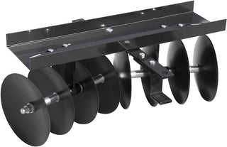 Field Tuff Tow-Behind Sleeve Hitch Disc Harrow – 39" Wide, 8 Angled Blades | Towing Power 250–400cc / 10–18 HP | For Tractor