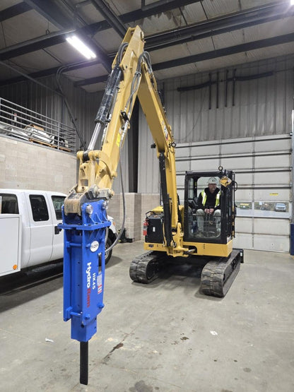 HydroRam HK45 Hydraulic Hammer | Overall Length 70.4" | For 3.9-6.6 Ton Mini Excavators