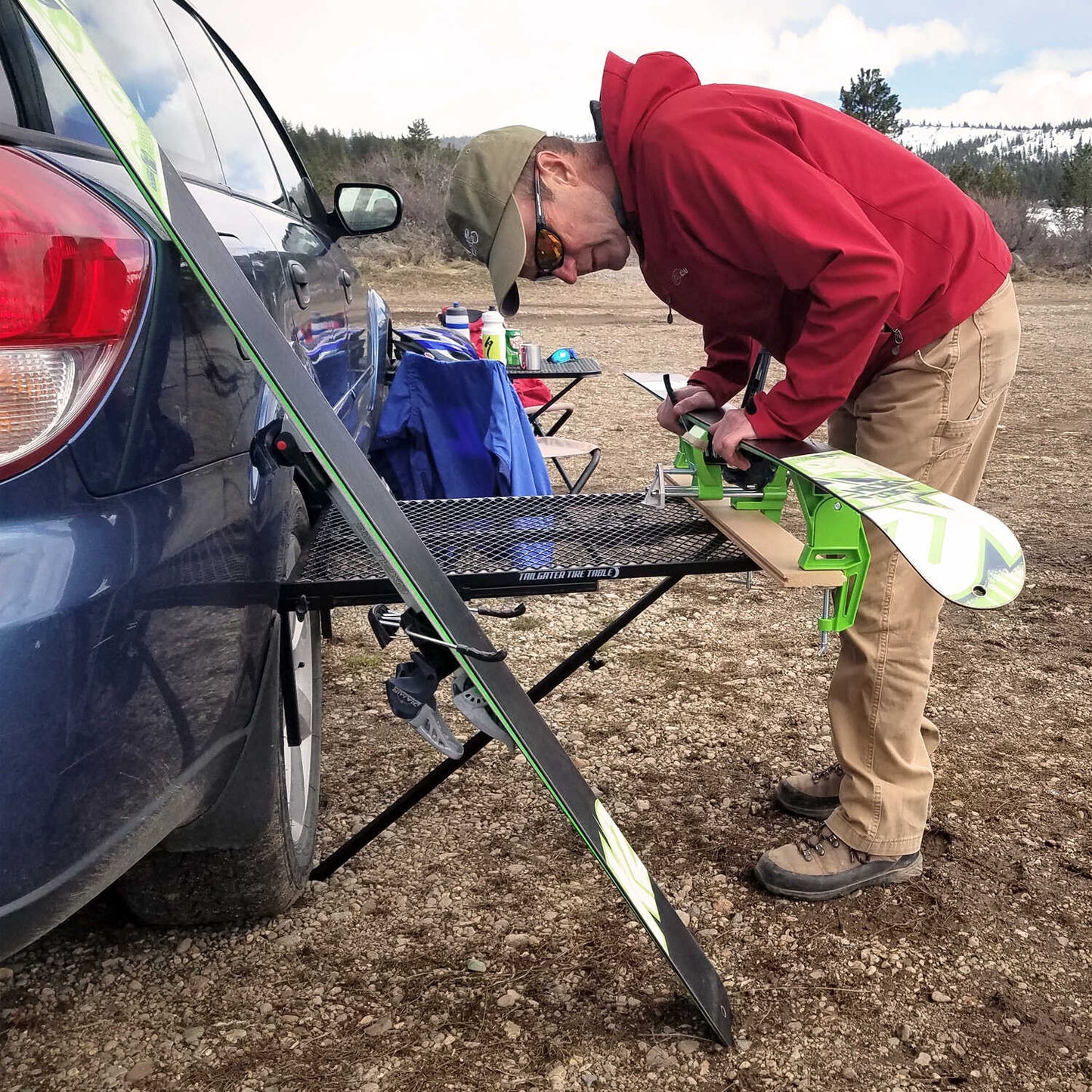 Forestry Supplies TailGater Tire Table-Steel