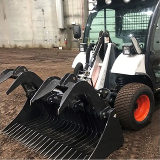 Ignite Attachments Rock Grapple | Width 62" | 2.5" Bore Hydraulic Cylinders | Hydraulic Flow 12-20 GPM | For Skid Steers