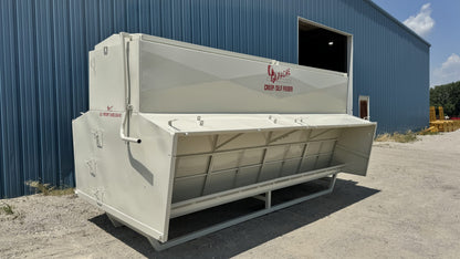 Apache Equipment 300 Creep/Self Feeder | Length 16' | Capacity 300 Bushel | Portable & Skid | Heavy‑Duty Steel & Galvanized Options | For Daily Feeding Pressure
